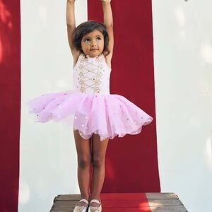 Mini Boden Girls Magical Nutcracker Tutu Dress with Stars - 2/3 Years